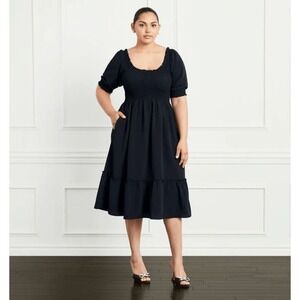 Hill House Navy Midi Dress